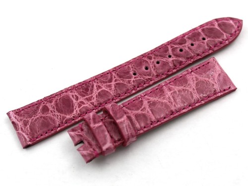 Watch band leather - leather, crocodile