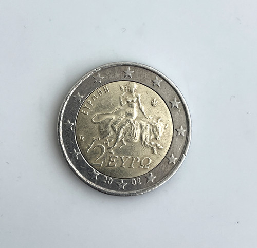 Moneta euro grecia 2002 - euro,