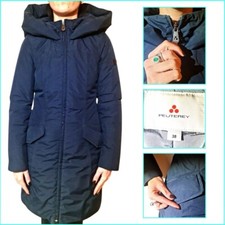 Impermeabile giacca giubbotto invernale da donna lungo con cappuccio Peuterey 38