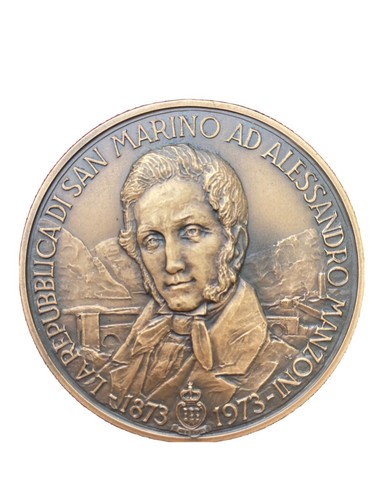 Medaglia alessandro manzoni - medaglia,
