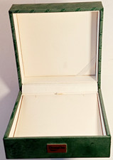 DONNA ORO-SCATOLA PER PREZIOSI-GIOIELLI-Orecchini-VINTAGE-D'EPOCA-RARE WATCH BOX