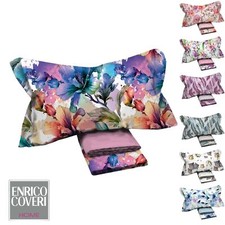 Lenzuola Matrimoniale Enrico Coveri Cotone Percalle completo lenzuola e federe
