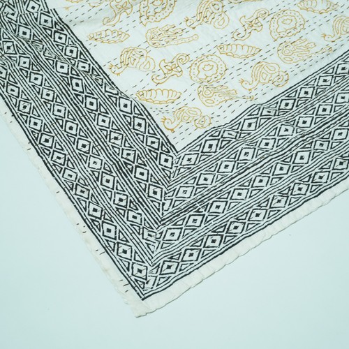 Trapunta kantha fatta mano - kantha,