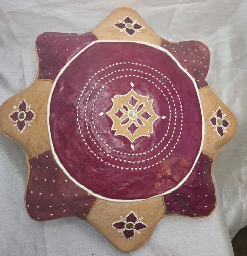Pouf cuscino stella pelle