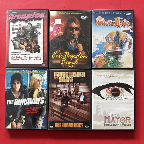 Dvd rock music lot - 6, movies