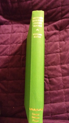 British modern press books - british,