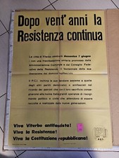 Manifesto Viterbo Resistenza