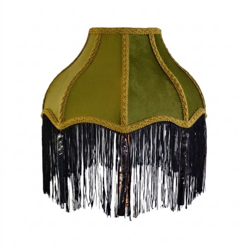 Paralume con frange vintage - con,