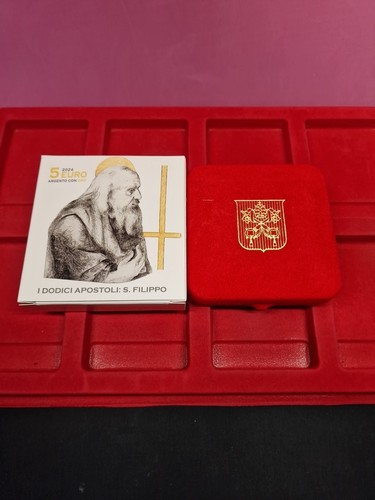 Euro argento con rilievi - argento, in