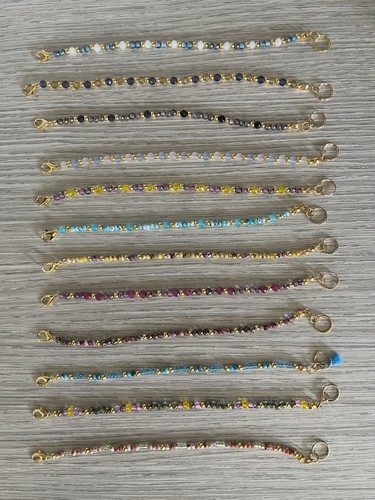 Bracciali tennis donna perline - bracciali,