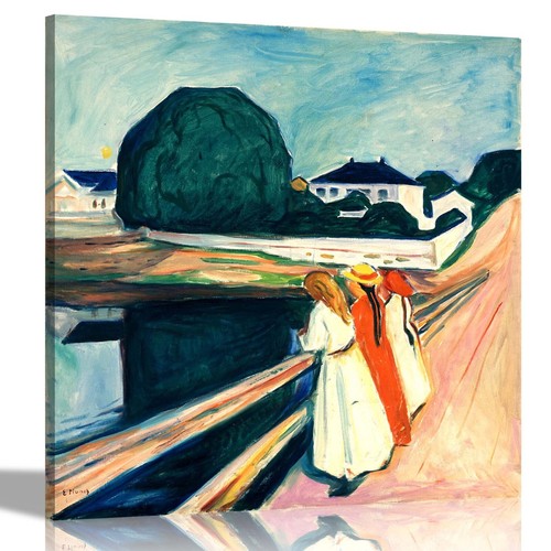 Ragazze sul ponte edvard - ponte,
