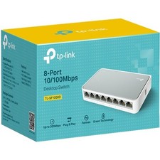 TP-LINK TL-SF1008D SWITCH DESKTOP 8 PORTE 10/100 Mbps