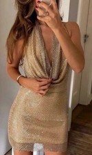 Abito corto Zara scintillante