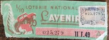 Billet de loterie nationale