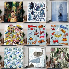 Tenda Doccia Animali Acqua 3D