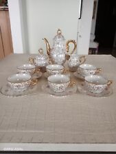 Servizio vintage Anni 50 Bavaria Porcellana e Rifinitura in Oro Zecchino