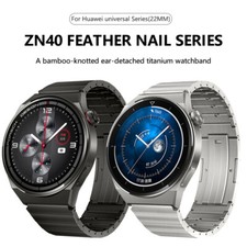 Per Huawei Watch GT3 Pro Cinturino Lega Titanio Acciaio Metallo Accessori Cinturino