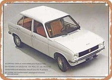 METAL SIGN - 1973 Peugeot 104