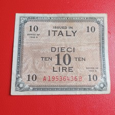 Vecchia Banconota 10 Lire