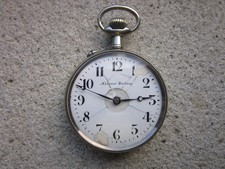 OROLOGIO DA TASCA NATIONAL RAILWAY MOVIMENTO ROSKOPF  TASCHINO FUNZIONANTE