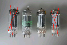 valvole 6CG7  - Varie marche - testate