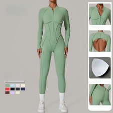 Tuta Yoga Donna Schiena Aperta