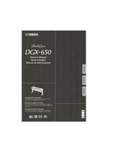 Yamaha Dgx-650 Manuale In