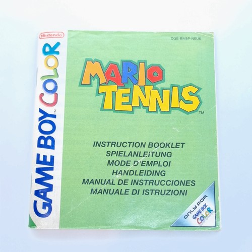 Istruzioni per mario tennis - per,