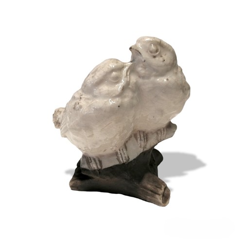 Ceramica raku statuina coppia - raku,