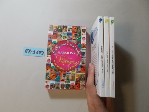 Lotto libri harmony vintage - lotto,