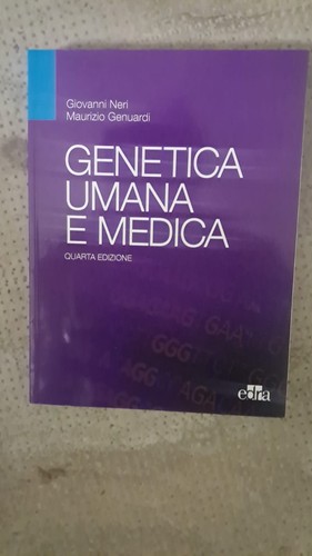 Genetica umana medica - umana,