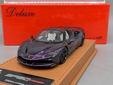 Modellini auto 1:43 BBR Deluxe CALSITO Ferrari SF90 Spider Ltd 15/20 Viola HK confezione originale