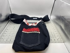 Borsa jeans upcycled denim con