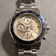 Breil Manta V042 Quarzo Cronografo Vintage Diver 35mm Orologio Funzionante