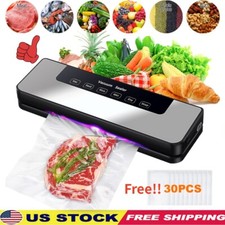Sigillatrice Sottovuoto Commerciale Sigilla un Pasto Sistema Risparmio Alimentare Con Sacchetti Omaggio US