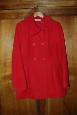 Donna Clara Milano, Cappotto corto, Rosso lacca, Misto lana, vedi misure, usato