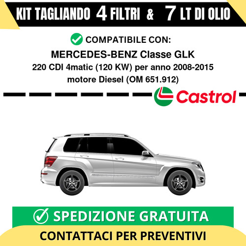 Tagliando per mercedes benz - per, mercedes-benz