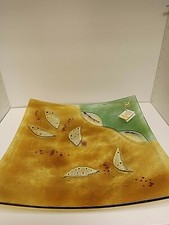 Centrotavola quadrato in vetro