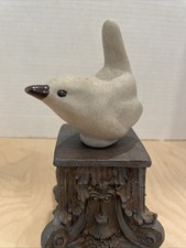 Statuina vintage piccione