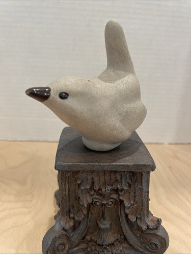 Statuina vintage piccione