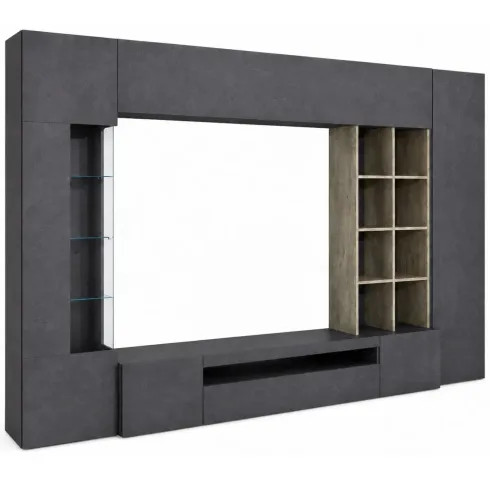 Parete soggiorno mobile tv - parete, da
