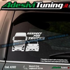 Adesivo Respect for Trucks