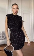 ZARA FW23 SHOULDER PADS SEQUIN