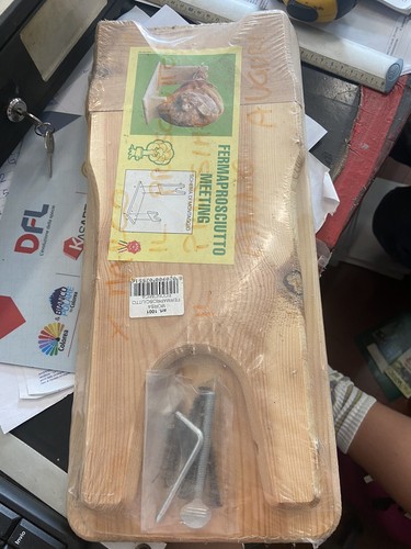 Fermaprosciutto legno abete - legno, cm