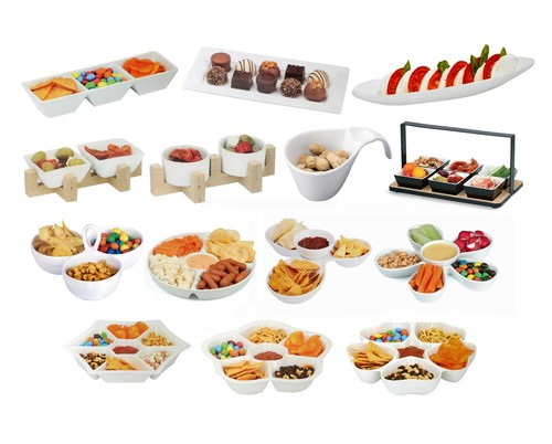Servizio piatti snack