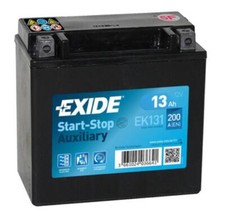 BATTERIA EXIDE EK131 AUXILIARY 13 AH 200 A SX (MERCEDES AUDI BMW VOLVO PORSCHE)