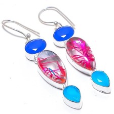 Quarzo rutilato rosa, onice