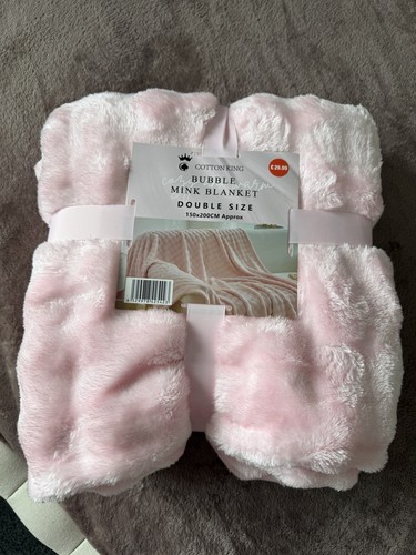 Coperta visone cotone king