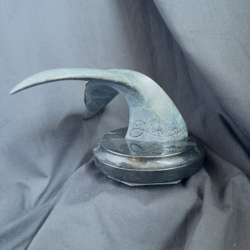 Scultura bronzo coda balena - bronzo,