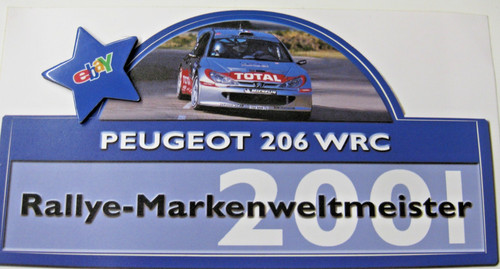 Adesivo originale peugeot 206 - adesivo,